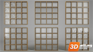 Folding screen Skp Files 